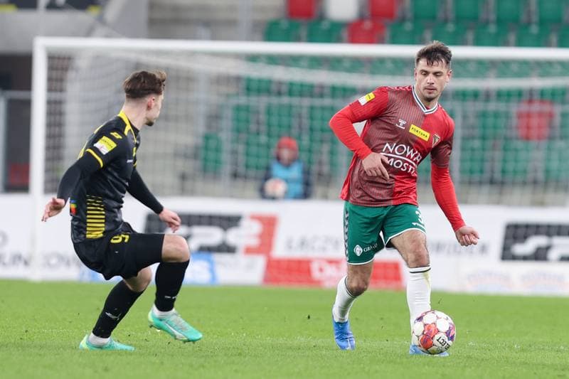 Football. Fortuna I Liga. Zaglebie Sosnowiec - Znicz Pruszkow. 18.02.2024