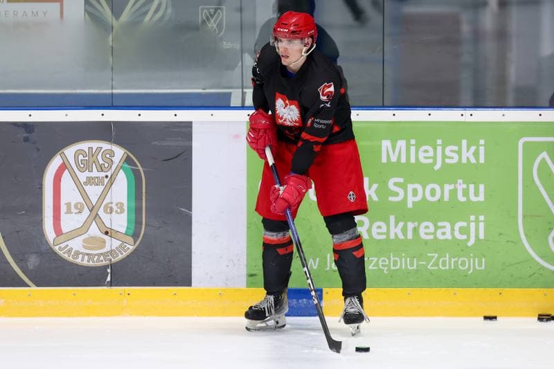 Ice Hockey. Poland national team. Training. 02.04.2024