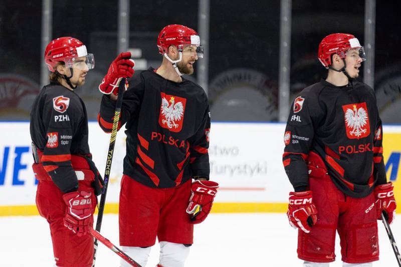 Ice Hockey. Poland national team. Training. 24.04.2024