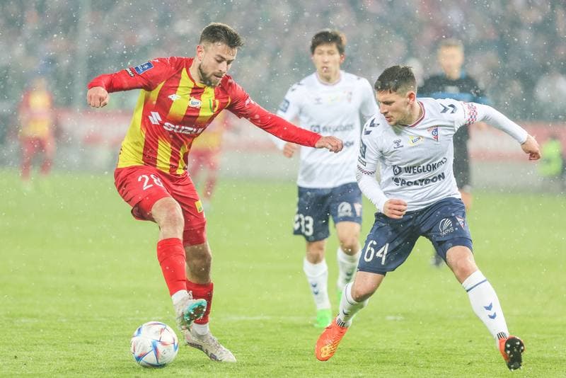 Football. PKO BP Ekstraklasa. Gornik Zabrze - Korona Kielce. 06.04.2023