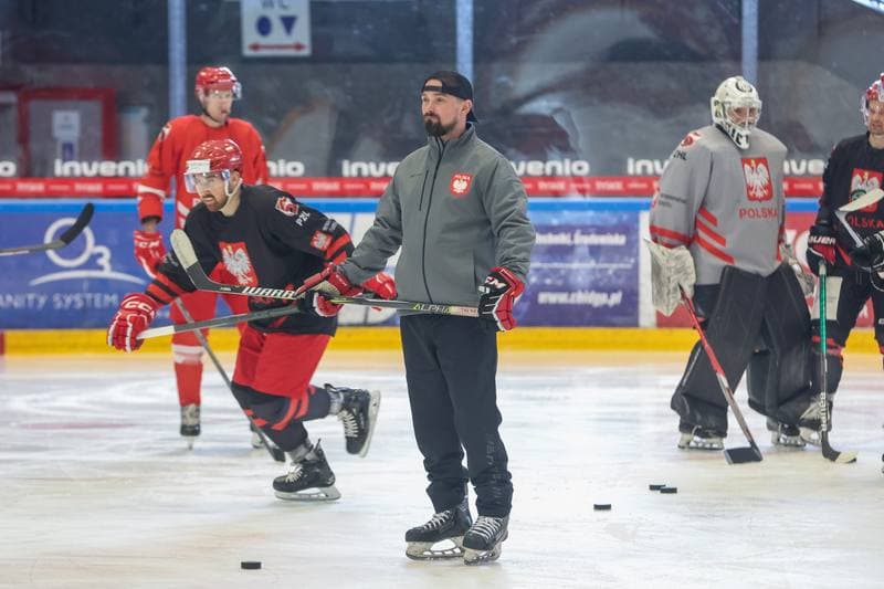 Ice Hockey. Poland national team. Training. 10.04.2023