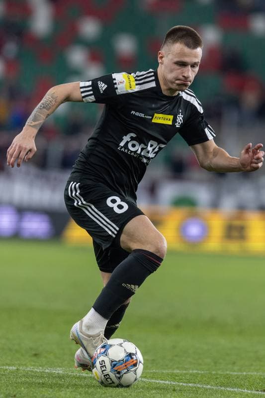 Football. Fortuna I Liga. Zaglebie Sosnowiec - LKS Lodz. 28.04.2023