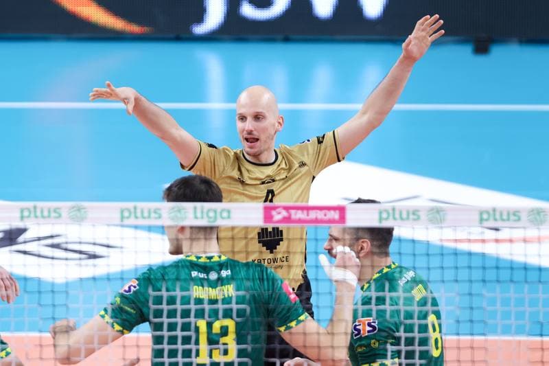 Volleyball. PlusLiga. Jastrzebski Wegiel - GKS Katowice. 03.02.2024