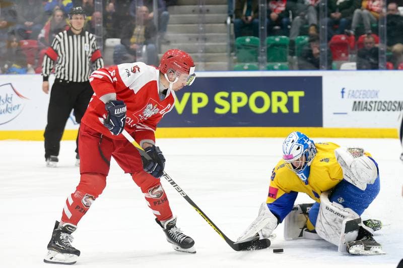 Ice Hockey. Olympic Qualification. Poland - Ukraine. 09.02.2024