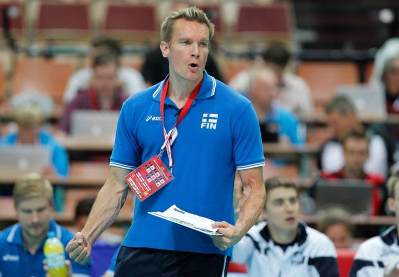 Volleyball. Finland. Press Conference. 03.09.2014