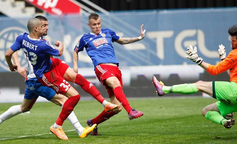 Football. T-Mobile Ekstraklasa. Piast Gliwice - Podbeskidzie Bielsko Biala. 26.04.2015
