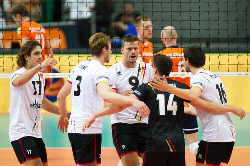 Volleyball. CEV EuroVolley. Netherlands - Belgium. 28.08.2017