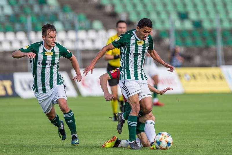 Football. Fortuna I Liga. Zaglebie Sosnowiec - Olimpia Grudziadz. 03.08.2019