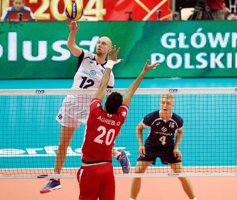 Volleyball. FIVB Men's World Championship. Tunisia - Finland. 07.09.2014