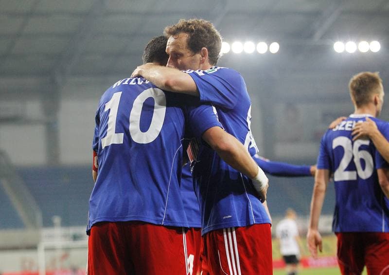 Football. Polish Cup. Piast Gliwice - GKS Belchatow. 29.10.2014