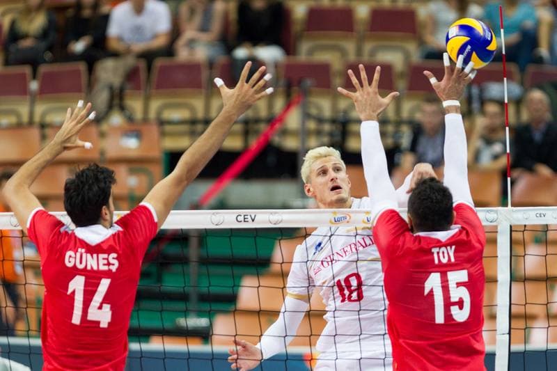 Volleyball. CEV EuroVolley 2017. Turkey - France. 28.08.2017