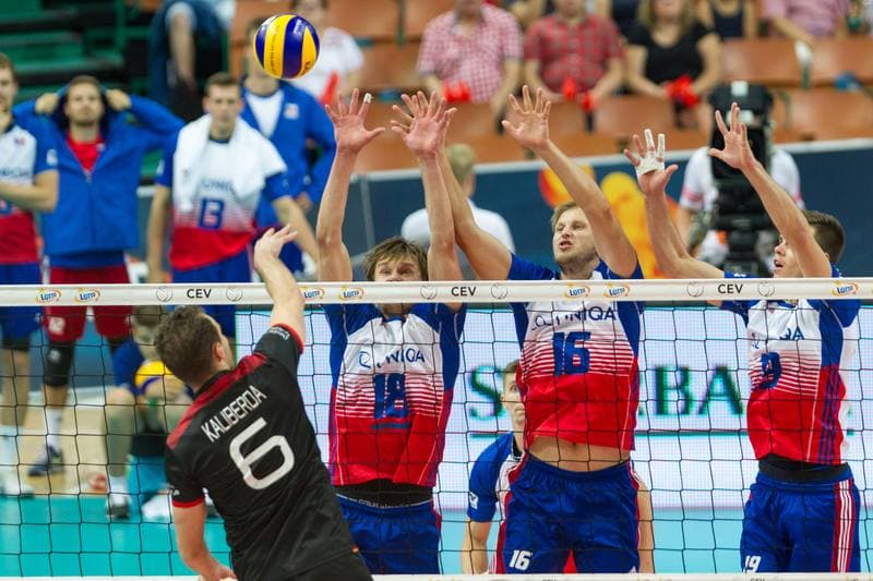 Volleyball. CEV EuroVolley. Germany - Czech Republic. 31.08.2017