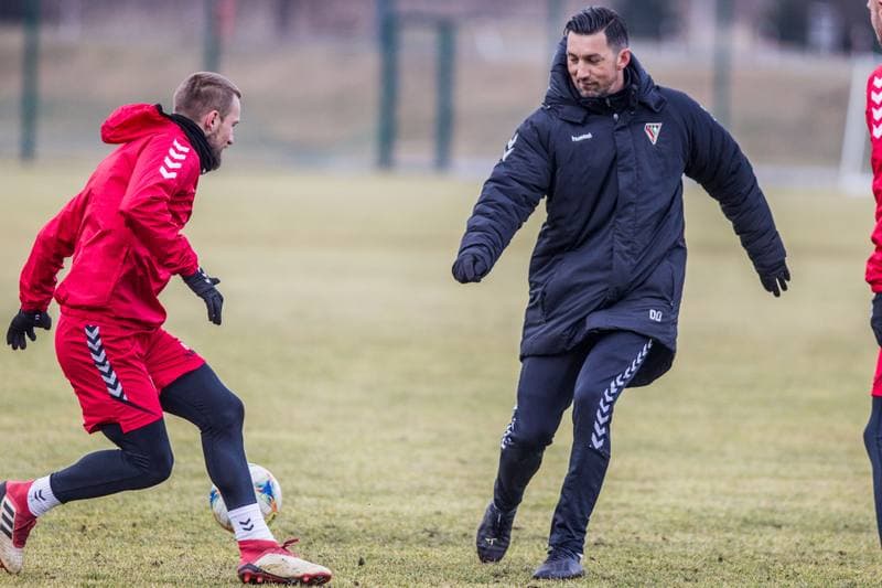 Football. Zaglebie Sosnowiec. Training. 20.02.2020