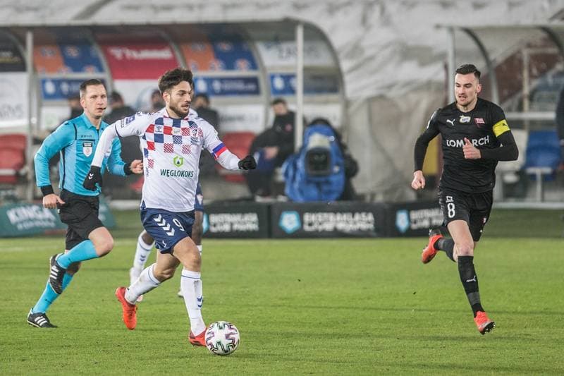 Football. PKO BP Ekstraklasa. Gornik Zabrze - Cracovia Krakow. 12.12.2020