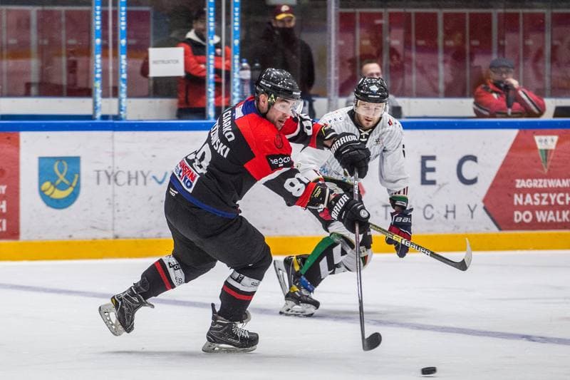 Ice Hockey. Polska Hokej Liga. GKS Tychy - STS Ciarko Sanok. 23.02.2021