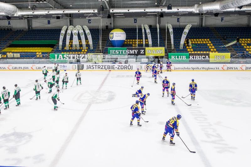 Ice Hockey. Polska Hokej Liga. JKH GKS Jastrzebie - Podhale Nowy Targ. 24.02.2021