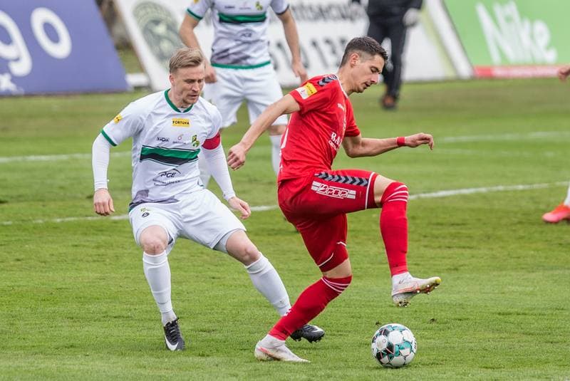Football. Fortuna I Liga. Zaglebie Sosnowiec - GKS Belchatow. 18.04.2021
