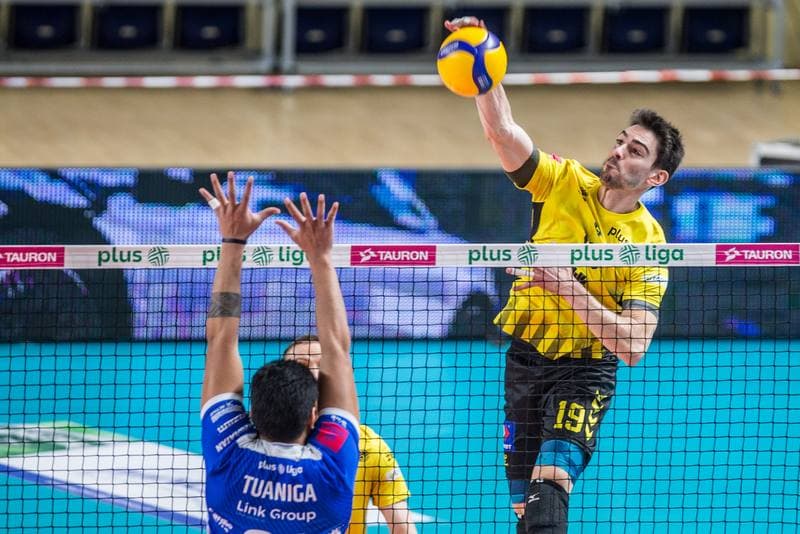 Volleyball. PlusLiga. GKS Katowice - Slepsk Malow Suwalki. 25.02.2022