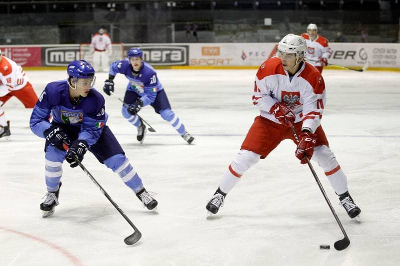Ice Hockey. U20 World Championship Division I. Poland - Italy. 09.12.2018