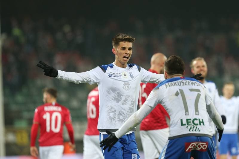Football. Lotto Ekstraklasa. Zaglebie Sosnowiec - Lech Poznan. 16.12.2018