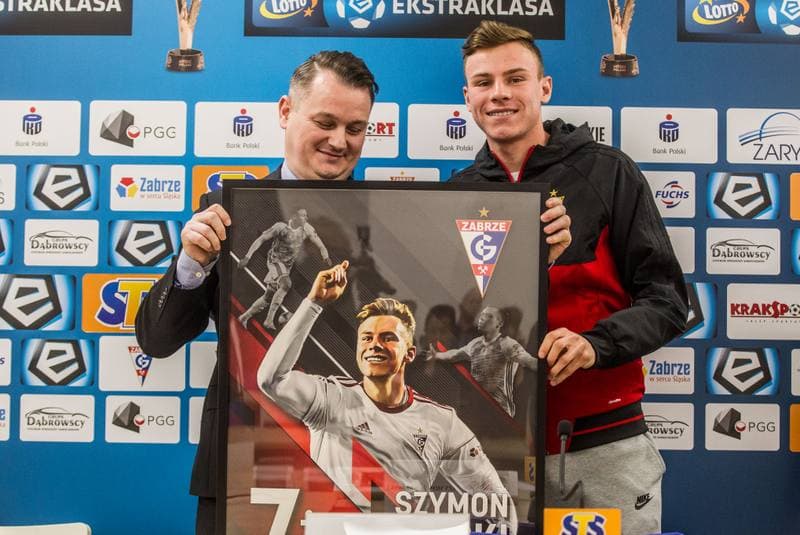 Football. Gornik Zabrze. Press Conference. 13.05.2019
