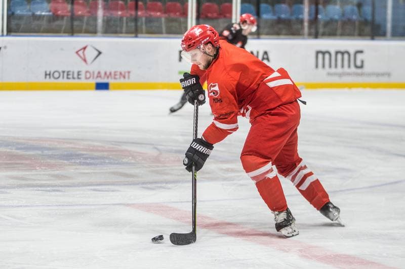 Ice Hockey. Poland national team. Training. 13.12.2021