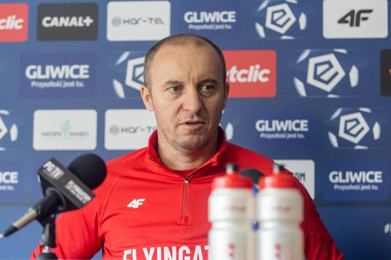 Football. Piast Gliwice. Press Conference. 03.11.2022
