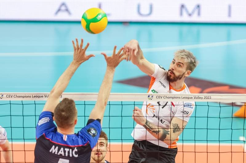 Volleyball. CEV Champions League. Jastrzebski Wegiel - Halbank Ankara. 04.05.2023