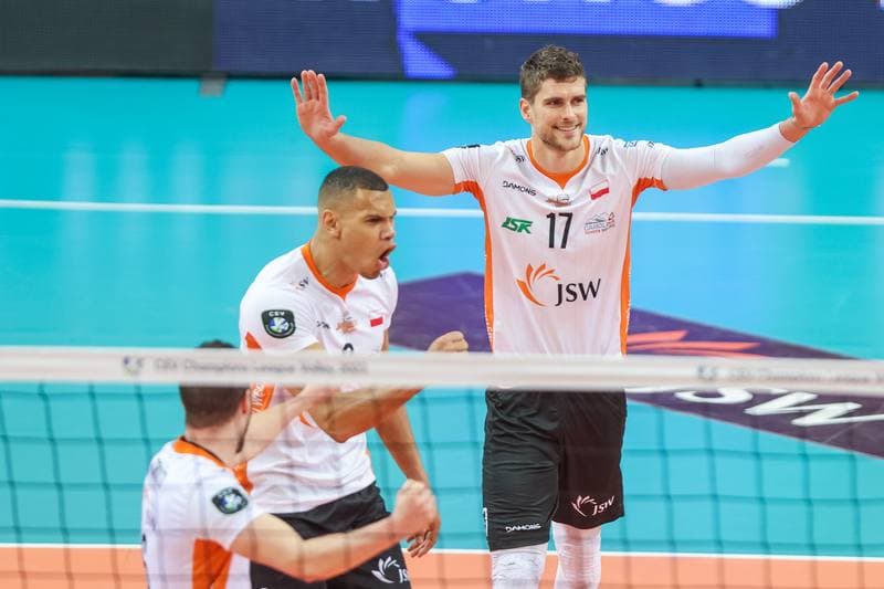Volleyball. CEV Champions League. Jastrzebski Wegiel - Halbank Ankara. 04.05.2023
