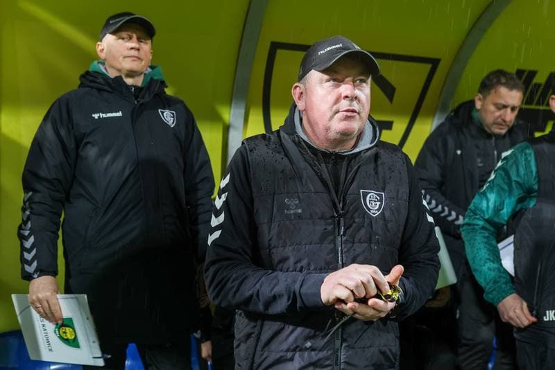 Football. Fortuna I Liga. GKS Katowice - Gornik Leczna. 15.04.2023