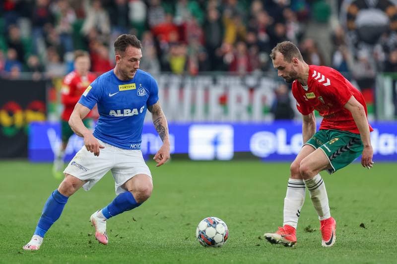 Football. Fortuna I Liga. Zaglebie Sosnowiec - Ruch Chorzow. 15.04.2023