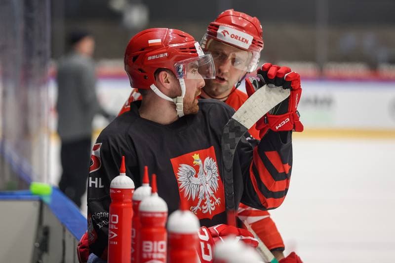 Ice Hockey. Poland national team. Training. 24.04.2023