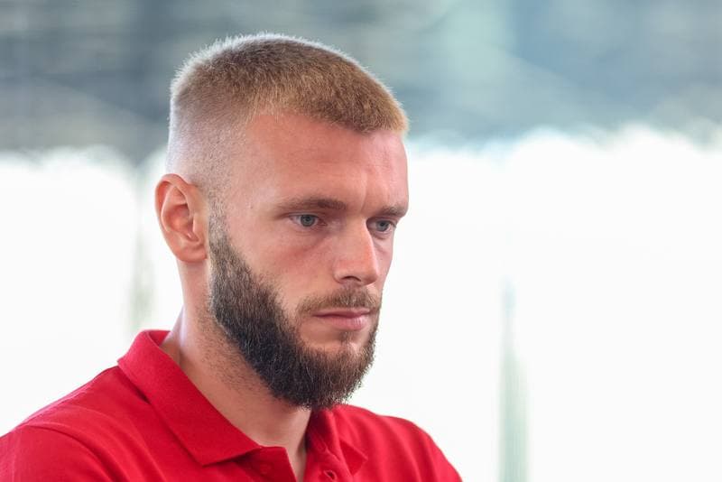 Football. Zaglebie Sosnowiec. Press Conference. 25.08.2023