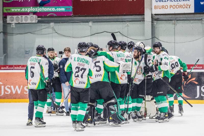 Ice Hockey. Polska Hokej Liga. JKH GKS Jastrzebie - GKS Tychy. 10.04.2022