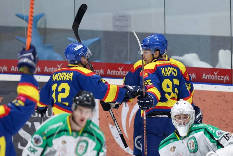 Ice Hockey. Tauron Hokej Liga. JKH GKS Jastrzebie - PZU Podhale Nowy Targ. 07.01.2024