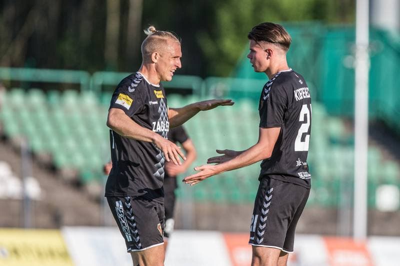 Football. Fortuna I Liga. Zaglebie Sosnowiec - Sandecja Nowy Sacz. 08.05.2022