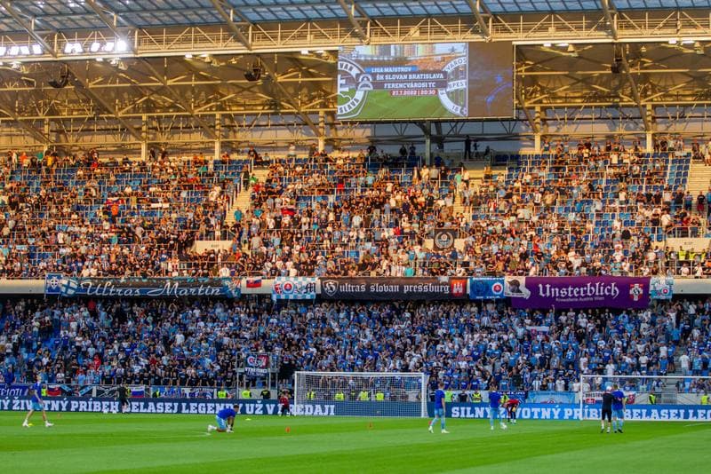 Football. UEFA Champions League. Slovan Bratislava - Ferencvaros. 27.07.2022