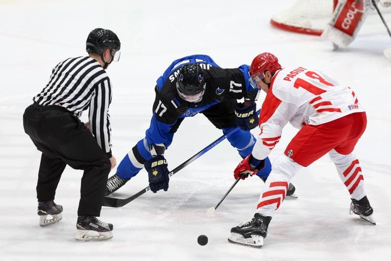 Ice Hockey. Olympic Qualification. Poland - Estonia. 08.02.2024