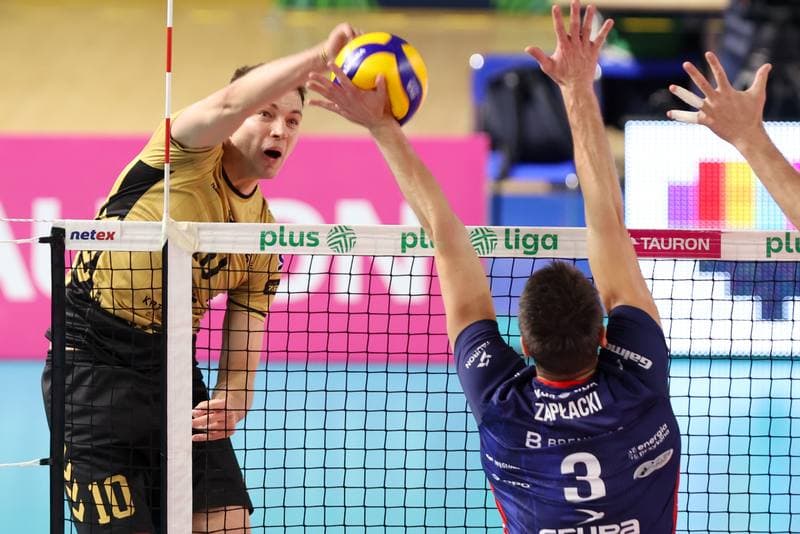 Volleyball. PlusLiga. GKS Katowice - Grupa Azoty ZAKSA Kedzierzyn-Kozle. 10.02.2024