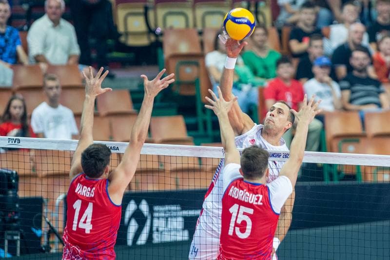 Volleyball. FIVB Men's World Championship. Serbia - Puerto Rico. 29.08.2022