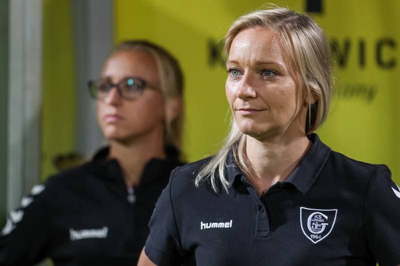 Football. UEFA Women's Champions League. GKS Katowice - RSC Anderlecht. 06.09.2023