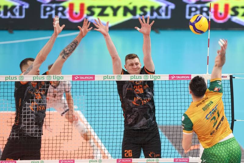 Volleyball. PlusLiga. Jastrzebski Wegiel - Aluron CMC Warta Zawiercie. 28.04.2024