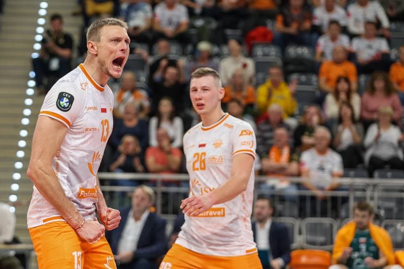 Volleyball. CEV Champions League. Jastrzebski Wegiel - Guaguas Las Palmas. 22.11.2023