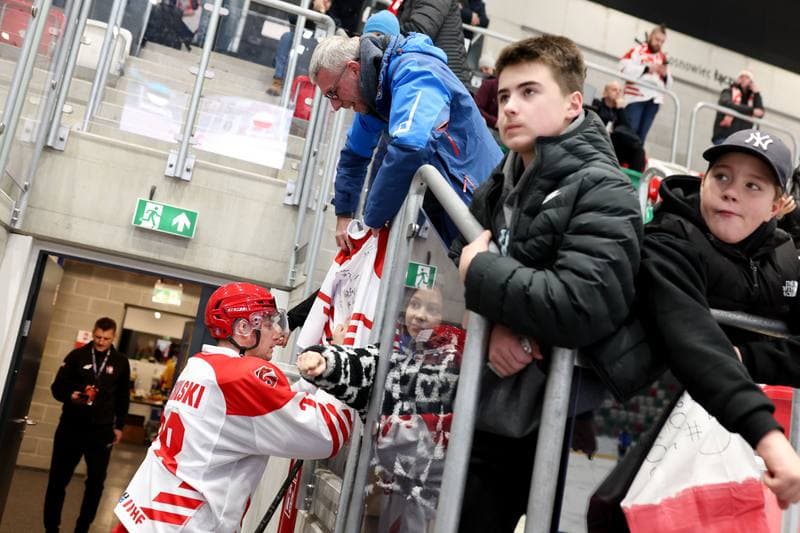 Ice Hockey. Olympic Qualification. Poland - Estonia. 08.02.2024