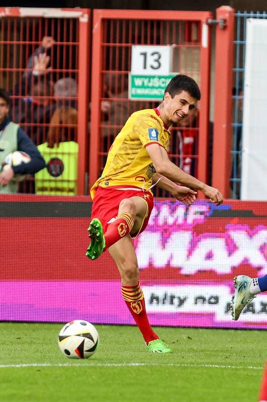Football. PKO BP Ekstraklasa. Piast Gliwice - Jagiellonia Bialystok. 29.09.2024