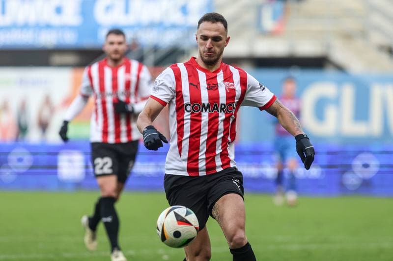 Football. PKO BP Ekstraklasa. Piast Gliwice - Cracovia Krakow. 08.12.2024