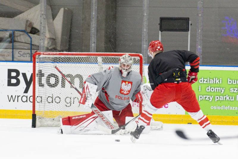 Ice Hockey. Poland national team. Training. 24.04.2024