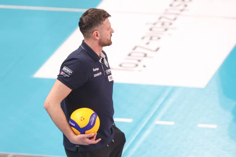 Volleyball. PlusLiga. Jastrzebski Wegiel - Aluron CMC Warta Zawiercie. 28.04.2024