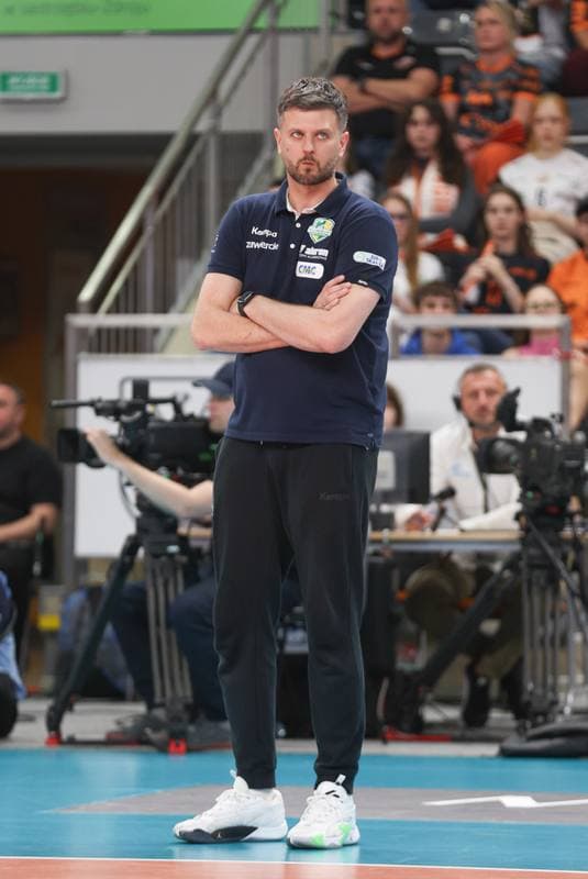 Volleyball. PlusLiga. Jastrzebski Wegiel - Aluron CMC Warta Zawiercie. 28.04.2024