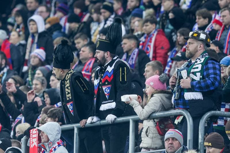 Football. PKO BP Ekstraklasa. Gornik Zabrze - Lech Poznan. 06.12.2024